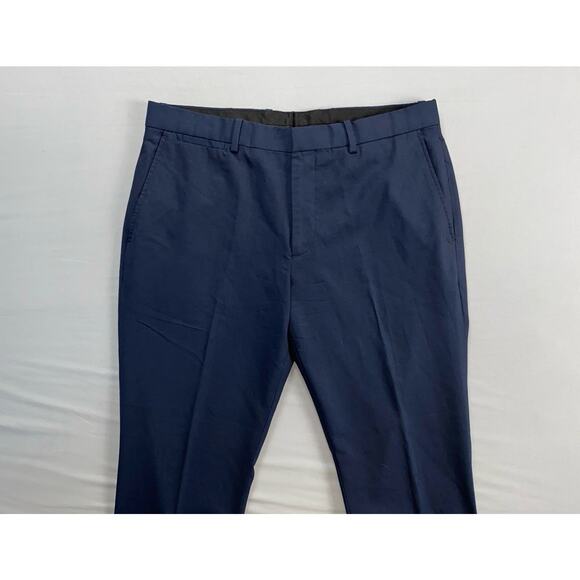 Theory Marlo U New Tailor Stretch Wool Dress Pants, Slacks. Navy, Men's 33. EUC! - Picture 5 of 9